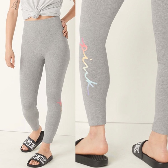 PINK Victoria's Secret Pants - PINK Cotton High Waist Full Length Legging